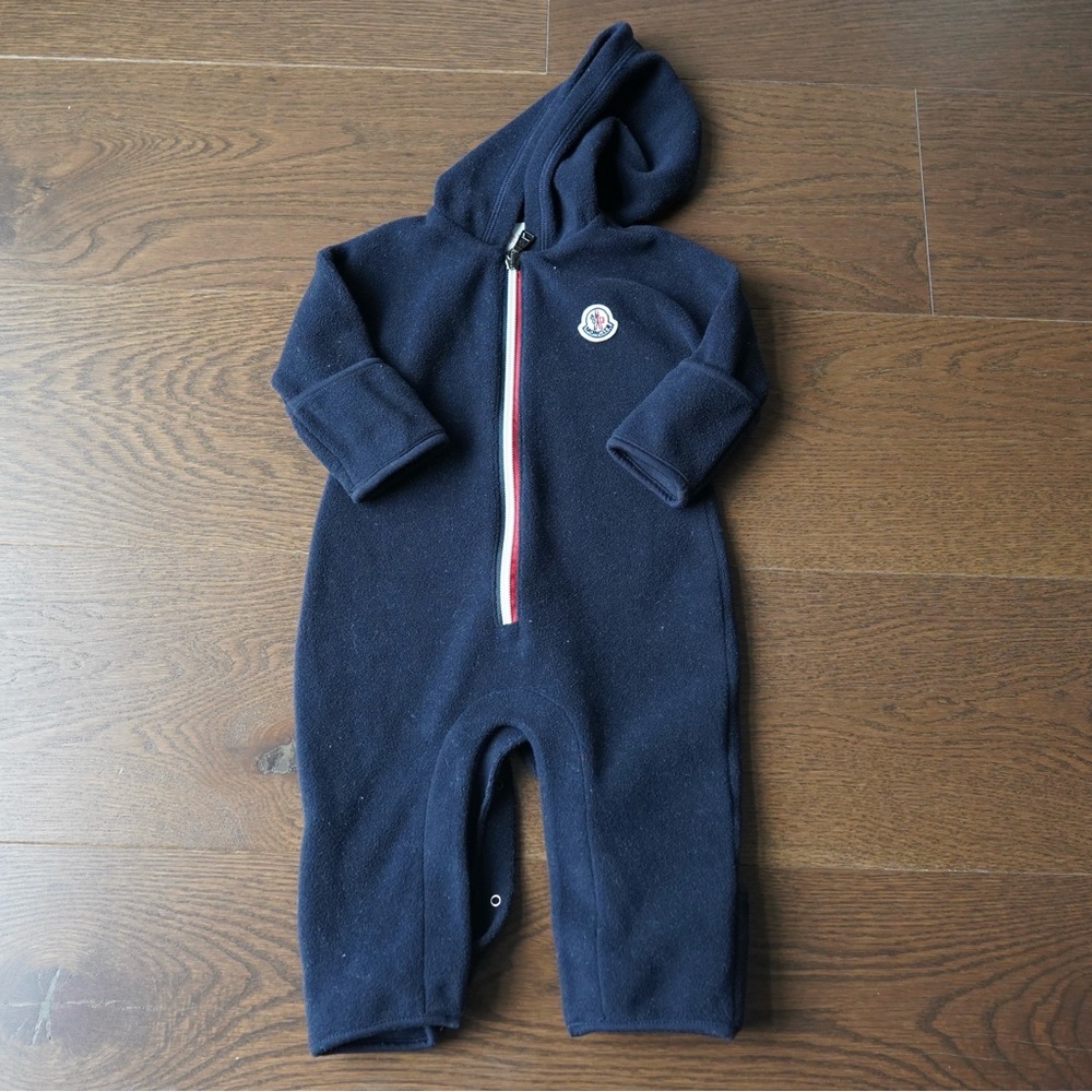 Moncler Navy Kids One Piece